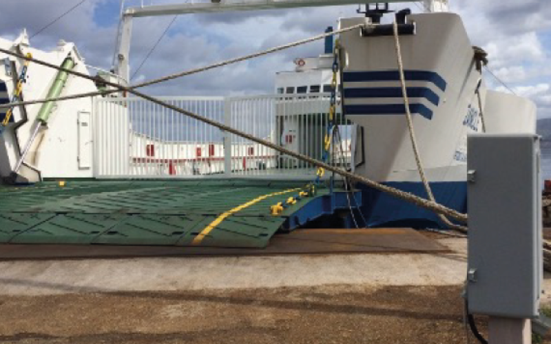 Mini Shore Power nello stretto di Messina