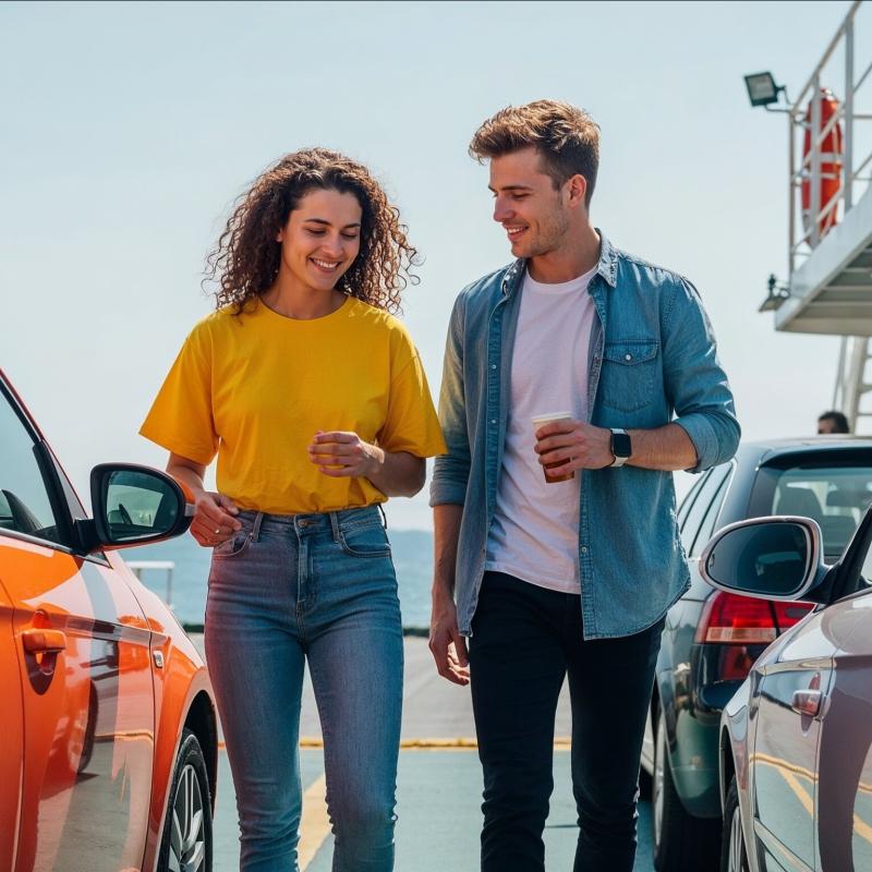 Come arrivare alle Eolie da Napoli - imbarco auto in traghetto